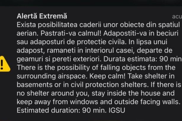 news alert ro alert pentru zona de nord a judetului tulcea risc de cadere a unor obiecte din spatiul aerian 68c59848f2d3b