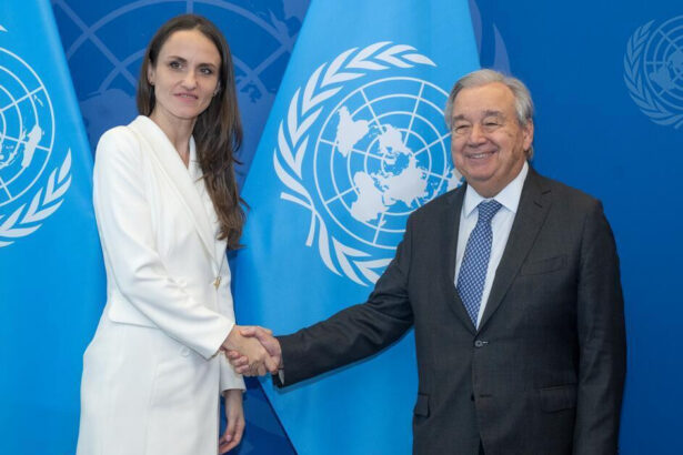 oana toiu s a intalnit cu secretarul general onu antonio guterres am avut o discutie consistenta 68d92a0e62f8a