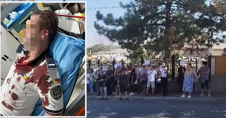 Protest spontan după ce un polițist din Babadag a fost agresat cu o bâtă în cap 1 protest spontan dupa ce un politist din babadag a fost lovit cu bata in cap 68b91ab4cd1a8
