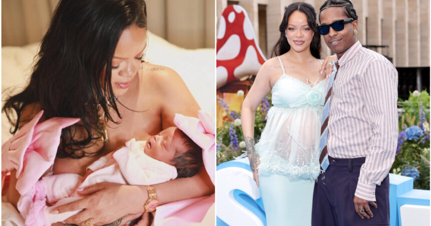 rihanna a nascut o fetita al treilea copil cu aap rocky artista a dezvaluit numele si a publicat primele imagini 68dbf26b29172