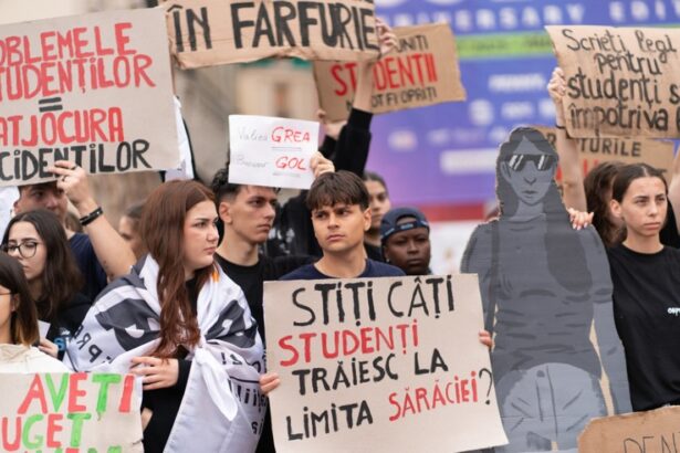 studentii ies in strada in toata tara educatia a fost prima vizata de taierile bugetare 68cad1d154a25