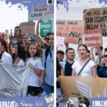 studentii ies in strada pe 8 septembrie alaturi de cadrele didactice nu suntem o cheltuiala suntem o investitie 68b69adf97705