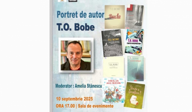 T.O. Bobe – Portret de autor, 10 septembrie, Biblioteca Județeană Constanța 1 t o bobe portret de autor pe 10 septembrie la biblioteca judeteana constanta 68b935bd3dd75