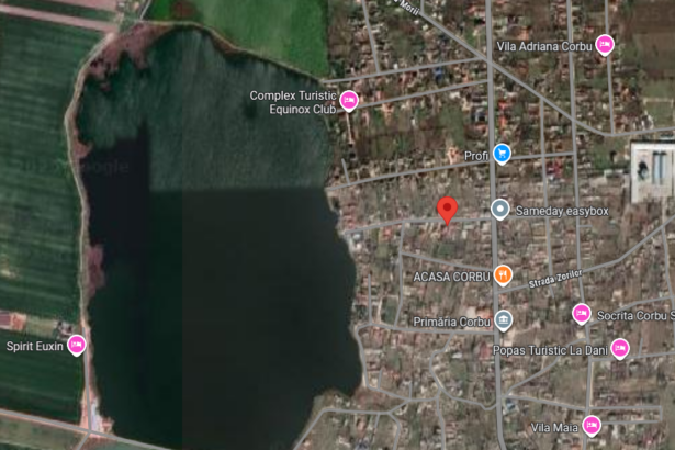 teren intravilan din corbu scos la licitatie in cadrul unei executari silite din cauza unor datorii vezi aici unde este situat 68c8d79c45b90