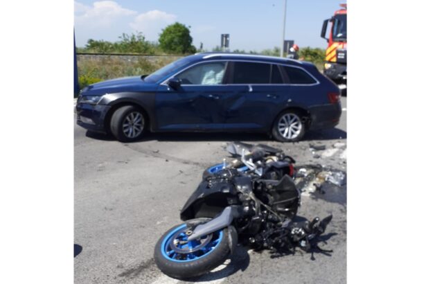 un motociclist a fost implicat intr un accident pe strada cumpenei din constanta 68b5c11e45a83