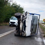 video accident rutier la intrare in viisoara dinspre cobadin un autovehicul s a rasturnat 68da761e8fa27