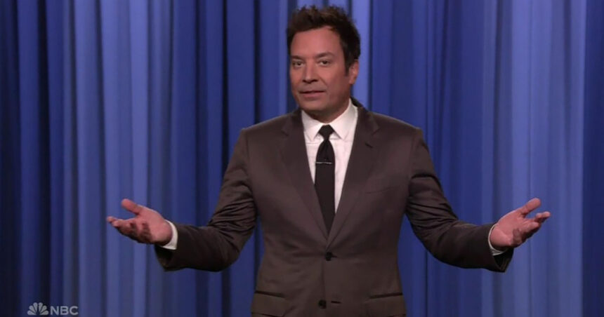 video comediantii din lumea showbiz ului ii iau apararea lui kimmel jimmy fallon promite sa vorbeasca in continuare despre trump 68cd29681c479