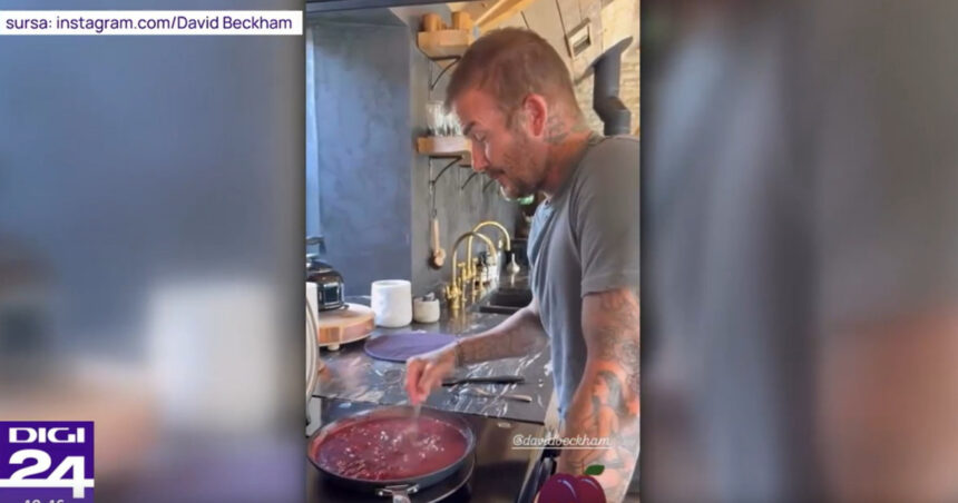 video david beckham s a filmat in timp ce face gem de prune sunt din gradina noastra 68d1b130d51a4