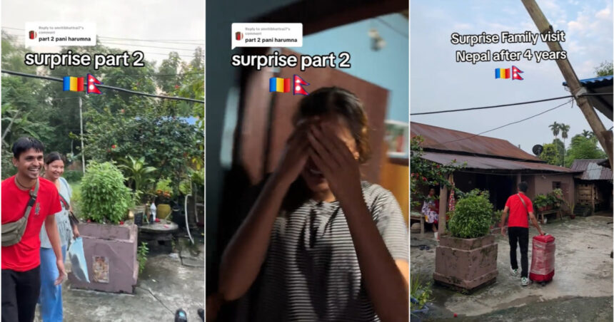 video momentul emotionant in care un nepalez se intoarce acasa dupa patru ani de munca in romania stim si noi cum e sa fii departe 68cfa5e59f34e