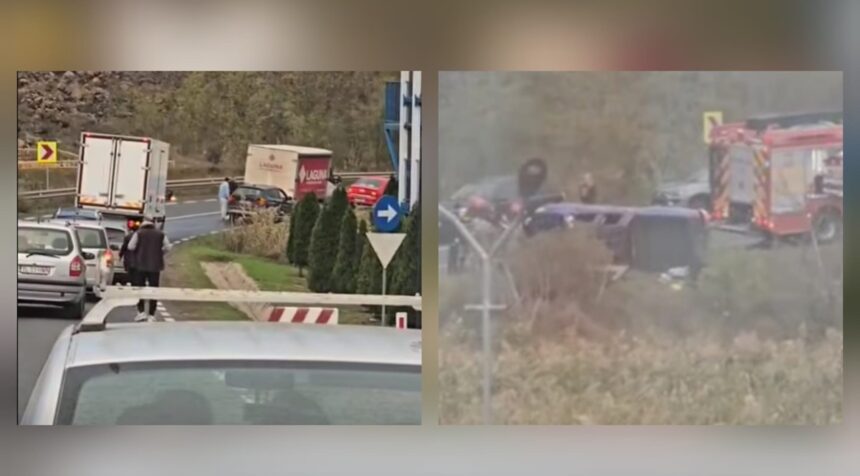 accident grav aproape de complexul lebada din judetul tulcea o masina s a rasturnat 68f34de1f2ce7