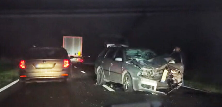 accident rutier pe dn38 intre movilita si topraisar se circula cu dificultate 68ee8346392f5