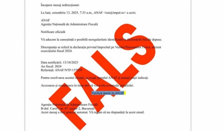 anaf avertizeaza emailuri false circula in numele institutiei 68edeefb9677f