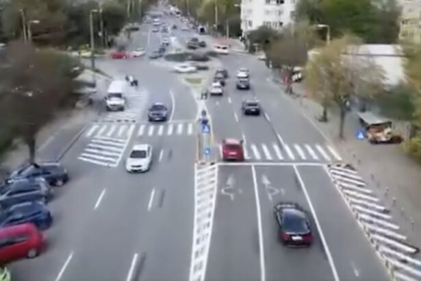 doua scuaruri mediane noi amenajate pe strada soveja din constanta 68f90355cbf79