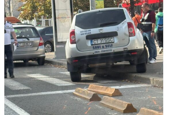 foto femeie lovita de masina unei firme de securitate pe trotuar in zona abator vezi ce s a intamplat 68fa04d76a038