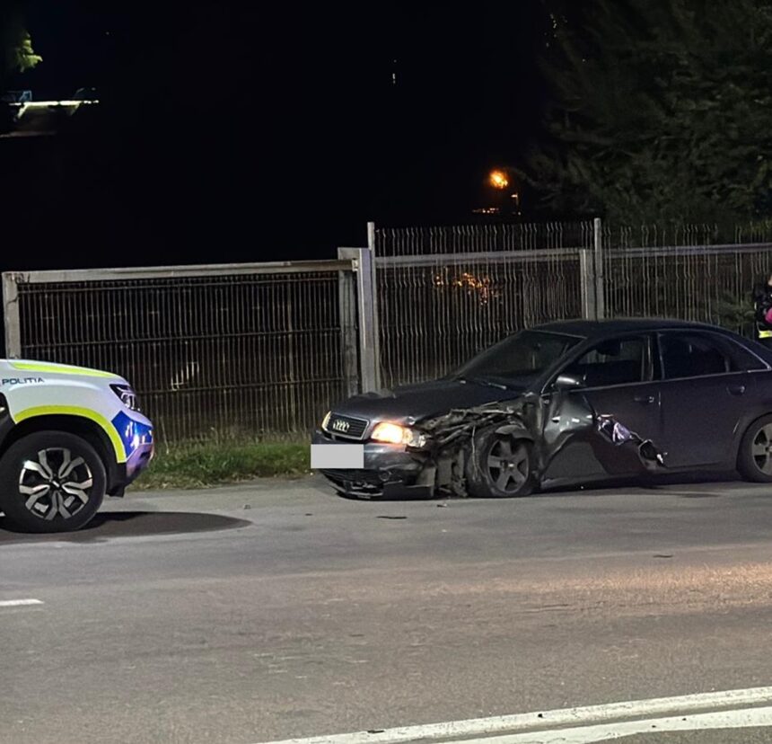 foto video accident la medgidia in zona berarie doua masini s ar fi tamponat in sensul giratoriu de langa pod 68e9590ca8276