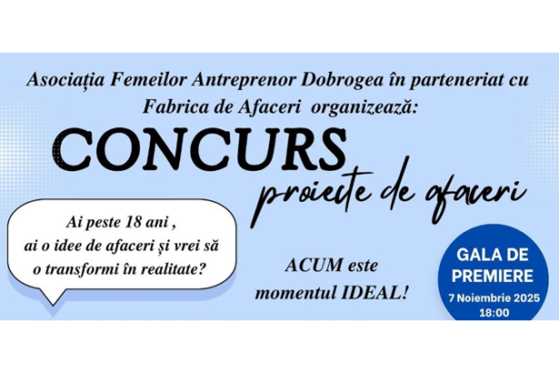 medgidia gazduieste pe 7 noiembrie un concurs de proiecte de afaceri organizat pentru sustinerea antreprenoriatul feminin local 690451c159778