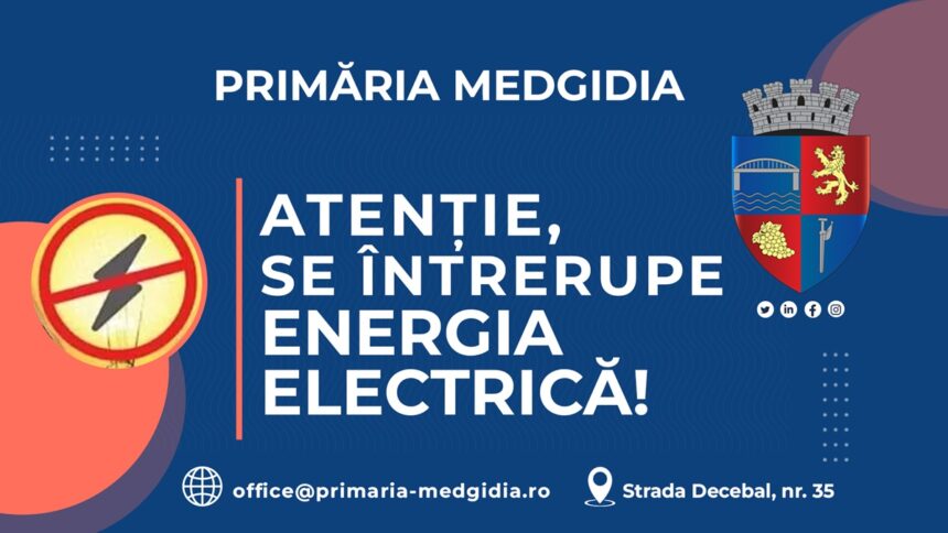 medgidia se intrerupe energia electrica in localitatea remus opreanu vor fi afectati mai multi agenti economici dar si o unitate militara 68dcf0c58b039