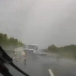 momentul in care soferul unei autoutilitare pierde controlul volanului accident pe a1 surprins cu o camera de bord 68e62bd0c3a7a