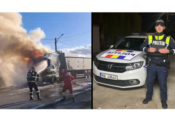 politistul flavian enachie a prevenit o tragedie pe sosea a fost primul care a intervenit la incendiul din castelu 68eb690d38975