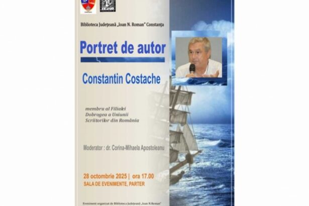 portret de autor romancierul constantin costache la biblioteca judeteana ioan n roman constanta 690058697cb81