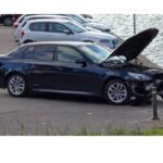 scena zilei in parcare un sofer a urcat cu masina peste un stalpisor la city park mall constanta 68f52175862c8
