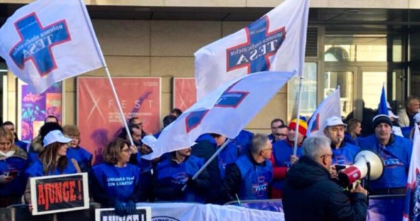 sindicalistii din sanatate condamna decizia guvernului de a amana acordarea drepturilor salariale castigate definitiv in instanta 68e0278333952