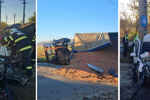 tragedie in judetul tulcea un sofer de 58 de ani a murit dupa ce a intrat frontal cu masina intr un tractor 68fc70a172aee