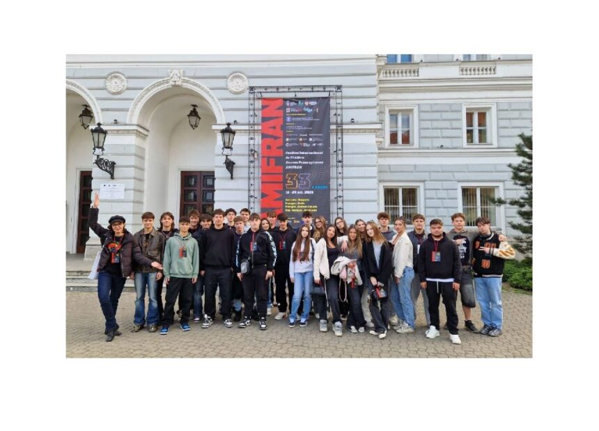 Trupa Amphithéâtre a Liceului Teoretic Ovidius din Constanța, la Festivalul Internațional de Teatru Tânăr Francofon AMIFRAN 2025 1 trupa amphitheatre a liceului teoretic ovidius din constanta la festivalul international de teatru tanar francofon amifran 2025 69039e745008c