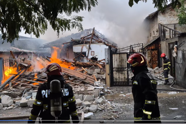 video alerta in medgidia arde o casa pompierii intervin cu mai multe autospeciale 68e4a6b7e9786
