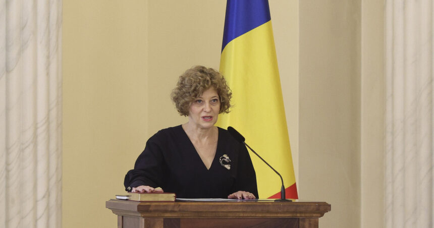 videofoto oana gheorghiu a depus juramantul in functia de vicepremier intr o scurta ceremonie la palatul cotroceni 690325c43d455