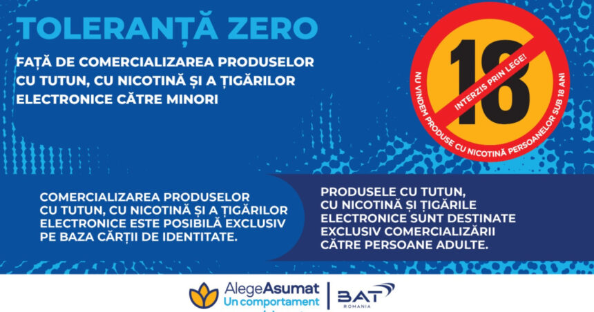 bat romania lanseaza luna aceasta campania anuala toleranta zero fata de comercializarea produselor din tutun si nicotina catre minori 691b2a24c2c01