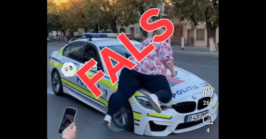 fake news cu o femeie care ar distruge un bmw al politiei demontat de ministerul de interne nu tot ce devine viral este real 6921746f0bdbb