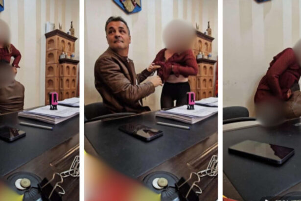 traian simionca primarul din livezile acuzat ca a agresat sexual o angajata chiar in biroul lui a fost retinut 692487cebb400