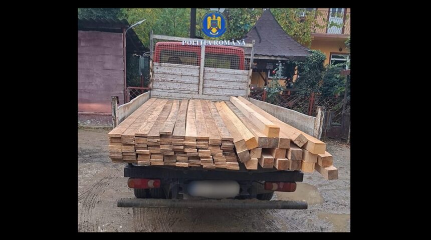 transport ilegal de lemne oprit in trafic de politistii din baneasa 69146ac819f7e