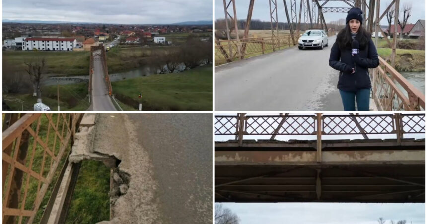 video scandal din cauza unui pod vechi de 100 de ani ce traverseaza raul olt motivul pentru care oamenii se opun demolarii 69292f995fcee