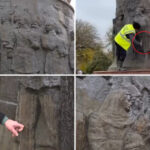 video situatie incredibila in focsani un monument din bronz a fost curatat cu perii de sarma muncitorii s au ales cu plangere penala 69221282d9bda