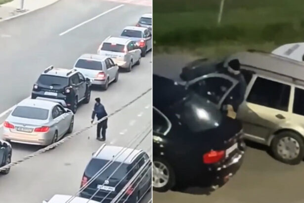 video un cersetor care mergea cu bastonul s a vindecat brusc intr o intersectie din brasov si a urcat la volanul unei masini 691c2ac9c9c6f