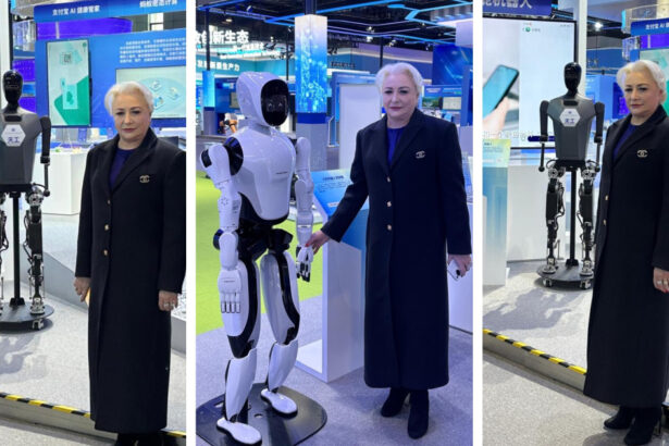 videofoto viorica dancila s a pozat cu robotii la un targ la beijing fosta prim ministra a doua vizita in china in ultimele luni 6915d2936636b
