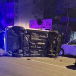 cascadorii la miezul noptii un autoturism s a rasturnat pe i l caragiale in zona pietii din constanta 6954cee7d4464