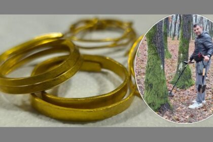 descoperire arheologica impresionanta patru bratari tracice din aur vechi de 3 300 de ani gasite langa un copac 6931a34c512ea