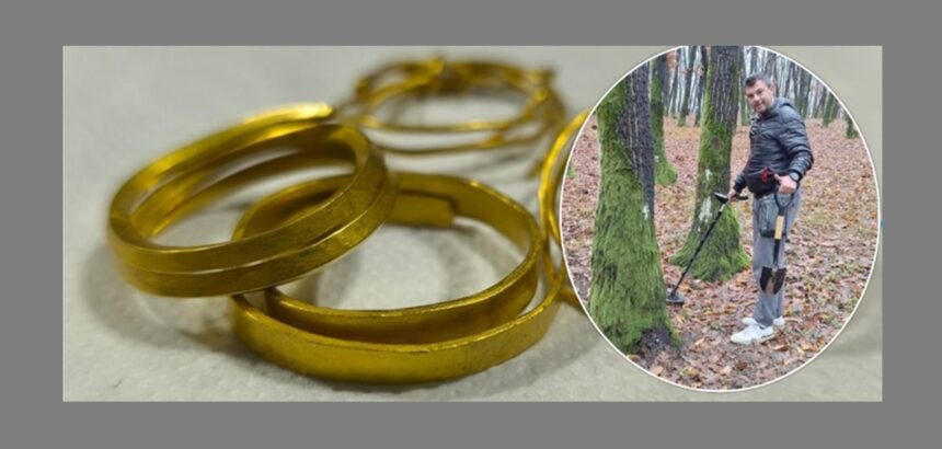descoperire arheologica impresionanta patru bratari tracice din aur vechi de 3 300 de ani gasite langa un copac 6931a34c512ea