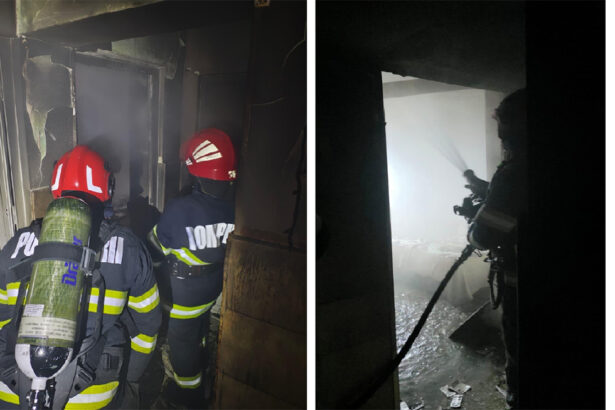 foto apartament in flacari in judetul tulcea un cos de fum necuratat ar fi cauza incendiului 693edcde70e60