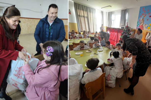 foto copiii din comuna baraganu au primit cadouri de craciun cu sprijinul consiliului local si al unei firme private 6945b73291ca9