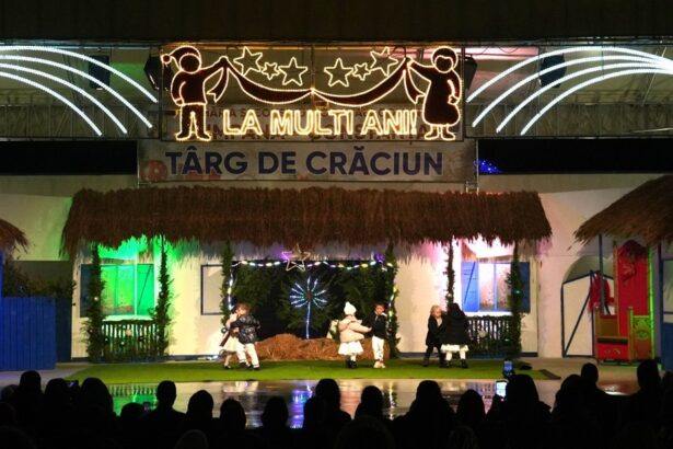 foto targul de craciun din cumpana plin de magia sarbatorilor colindele copiilor scrisorile inmanate mosului si spectacolele tematice au intregit tabloul iernilor de odinioara 693691b81e567