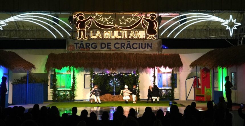 foto targul de craciun din cumpana plin de magia sarbatorilor colindele copiilor scrisorile inmanate mosului si spectacolele tematice au intregit tabloul iernilor de odinioara 693691b81e567