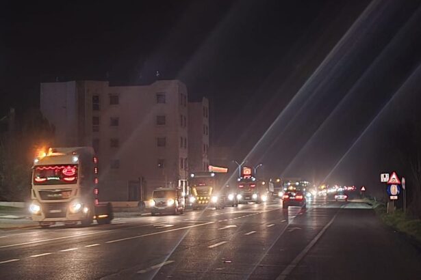 foto video protestul soferilor continua la mangalia participa zeci de camioane tir uri microbuze si autoturisme 694aba8753827