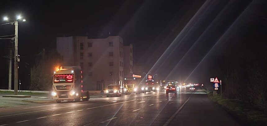 foto video protestul soferilor continua la mangalia participa zeci de camioane tir uri microbuze si autoturisme 694aba8753827