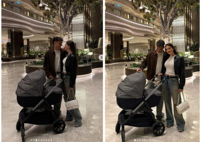 giorgios bebelusul cuplului ianis si elena hagi plimbat pe picior mare costul exorbitant al caruciorului celui mic 69315cfd6b289