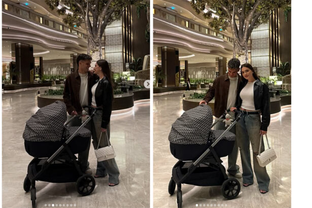 giorgios bebelusul cuplului ianis si elena hagi plimbat pe picior mare costul exorbitant al caruciorului celui mic 69315cfd6b289