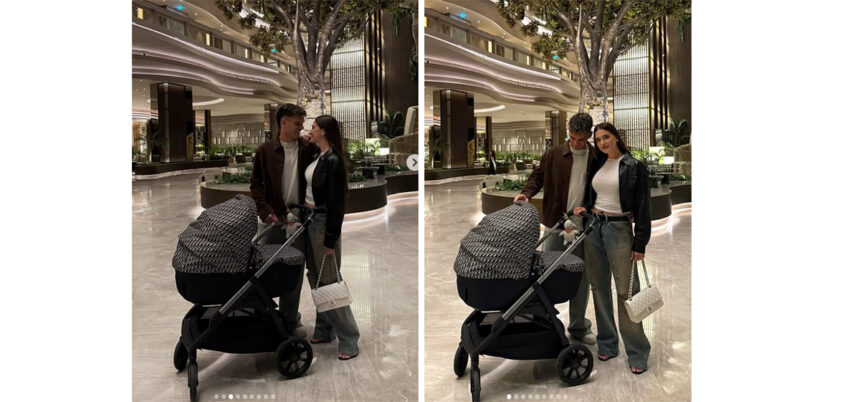 giorgios bebelusul cuplului ianis si elena hagi plimbat pe picior mare costul exorbitant al caruciorului celui mic 69315cfd6b289